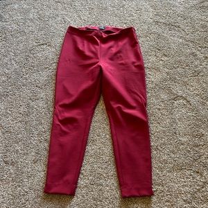 Merlot skinny ankle dress pants